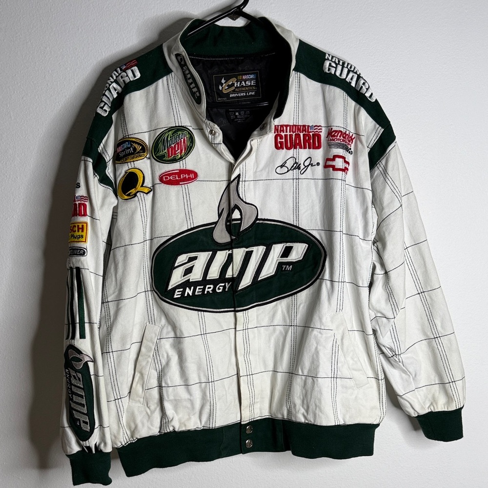 Vintage Chase Authentics NASCAR AMP Energy Dale Earnhardt Jr Racing Jacket XL